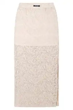Wehkamp Alix the Label kanten maxi rok crème aanbieding