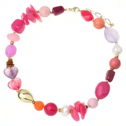 Wehkamp By Jam Gioielli kralenketting roze aanbieding