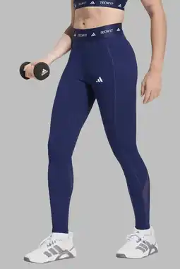Wehkamp adidas Performance sportlegging Stash donkerblauw aanbieding