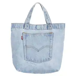 Wehkamp Levi's denim handtas Mini Tote lichtblauw aanbieding