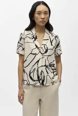 Wehkamp OBJECT blouse met linnen aanbieding