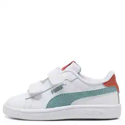 Wehkamp Puma Smash 3.0 sneakers wit/aqua aanbieding