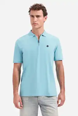 Wehkamp No Excess regular polo blauw aanbieding