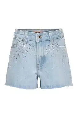 Wehkamp KIDS ONLY GIRL regular short light blue denim aanbieding