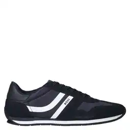 Wehkamp BOSS Levon sneakers donkerblauw/wit aanbieding