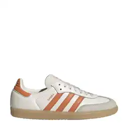 Wehkamp adidas Originals Samba OG leren sneakers wit/oranje aanbieding