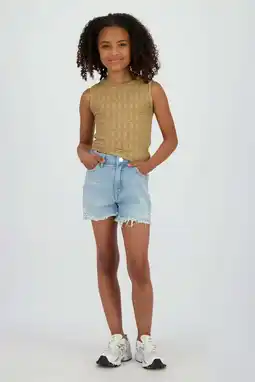 Wehkamp Raizzed highwaist short light blue denim aanbieding