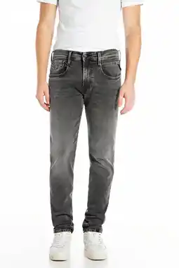 Wehkamp REPLAY ANBASS slim fit jeans dark grey aanbieding