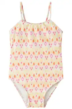 Wehkamp NAME IT KIDS badpak oranje/roze/wit aanbieding