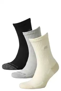 Wehkamp New Balance sokken met logo (set van 3) wit aanbieding