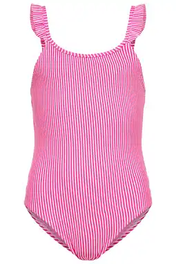 Wehkamp KIDS ONLY GIRL badpak KOGSUNNY roze/wit aanbieding