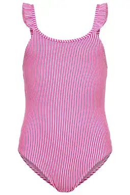 Wehkamp KIDS ONLY GIRL badpak KOGSUNNY roze/wit aanbieding