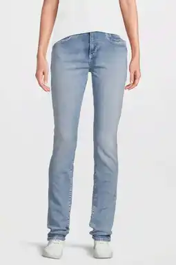 Wehkamp LTB JONNA HIGH slim fit jeans light blue denim aanbieding