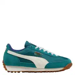 Wehkamp Puma Easy Rider Vintage suede sneakers groen aanbieding