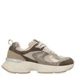 Wehkamp Mexx Norah Komo chunky sneakers beige/bruin aanbieding