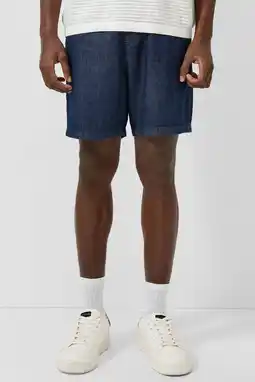 Wehkamp QS katoenen regular fit korte broek - donkerblauw aanbieding