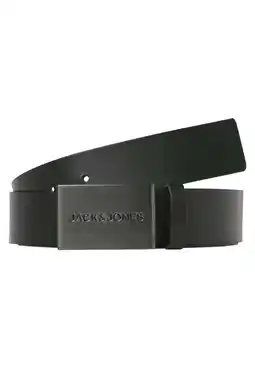 Wehkamp JACK & JONES leren riem JACSTRAVA zwart aanbieding