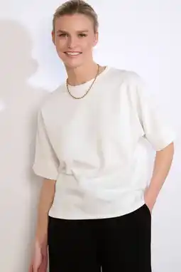 Wehkamp LOLALIZA tshirt ecru aanbieding