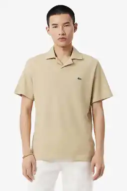 Wehkamp Lacoste polo beige aanbieding