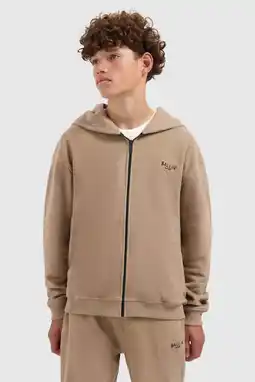 Wehkamp Ballin sweatvest beige aanbieding