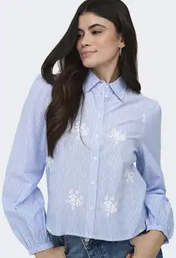 Wehkamp ONLY gestreepte blouse aanbieding