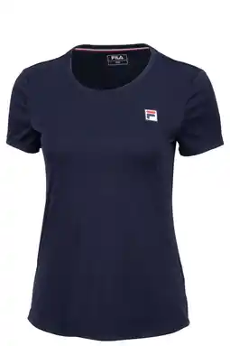 Wehkamp Fila sportshirt Leonie donkerblauw aanbieding