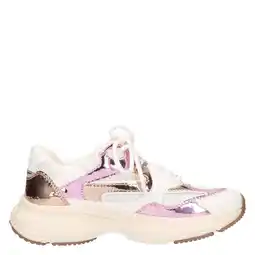 Wehkamp La Strada chunky sneakers ecru/roze aanbieding
