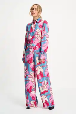 Wehkamp POM Amsterdam wide leg highwaist broek multi aanbieding