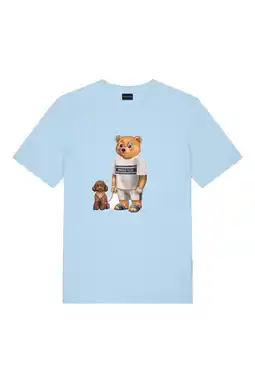 Wehkamp Baron Filou regular T-shirt lichtblauw aanbieding