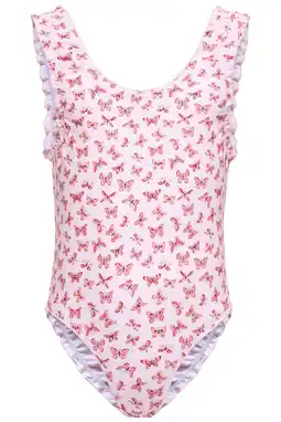 Wehkamp KIDS ONLY MINI badpak met ruches lichtroze aanbieding