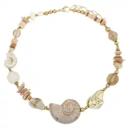 Wehkamp By Jam Gioielli ketting met schelpen goudkleurig aanbieding