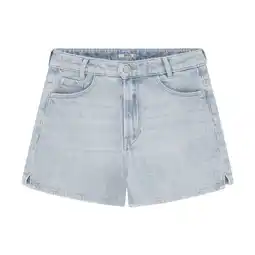 Wehkamp Indian Blue Jeans wide leg highwaist short light blue denim aanbieding