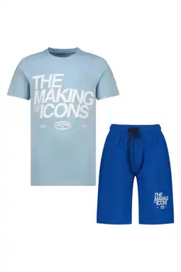 Wehkamp Vingino shortama lichtblauw/blauw aanbieding