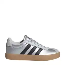 Wehkamp adidas Sportswear VL Court 3.0 suede sneakers zilvergrijs/zwart aanbieding
