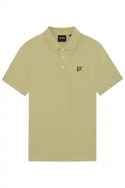 Wehkamp Lyle & Scott regular polo limegroen aanbieding
