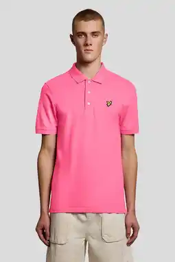 Wehkamp Lyle & Scott regular polo roze aanbieding