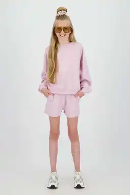 Wehkamp Raizzed regularwaist sweatshort roze aanbieding