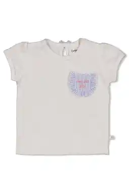 Wehkamp Feetje T-shirt Sea La Vie ecru aanbieding