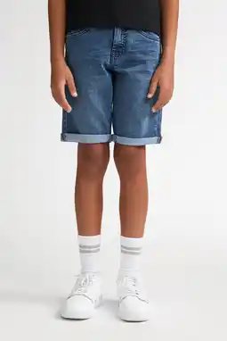 Wehkamp Petrol Industries denim slim short medium blue denim aanbieding