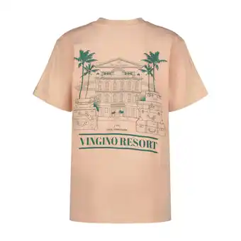 Wehkamp Vingino T-shirt met backprint oranje aanbieding