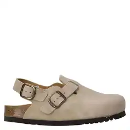 Wehkamp Scholl Fae suède clogs taupe aanbieding