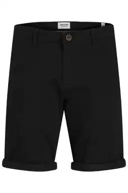 Wehkamp JACK & JONES PLUS SIZE JPSTBOWIE regular chino short zwart aanbieding