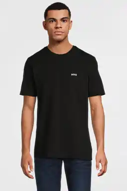 Wehkamp BOSS T-shirt - (set van 2) zwart/wit aanbieding