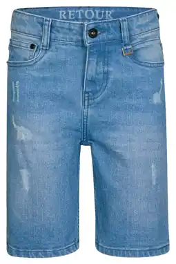 Wehkamp Retour Jeans loose short medium blue denim aanbieding