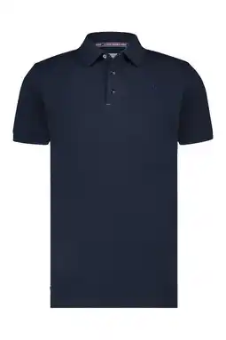 Wehkamp A fish named Fred regular polo donkerblauw aanbieding