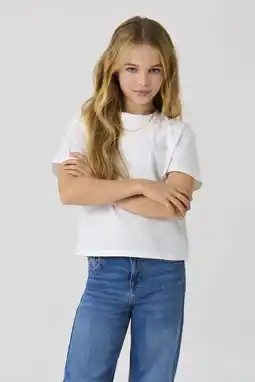 Wehkamp KIDS ONLY GIRL T-shirt wit aanbieding