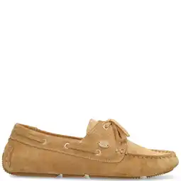 Wehkamp Fred de la Bretoniere suède bootschoenen cognac aanbieding