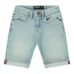 Wehkamp Cars regularwaist short light blue denim aanbieding