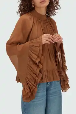 Wehkamp JOSH V blouse bruin aanbieding