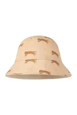Wehkamp Swim Essentials reversible zonnehoed beige/bruin aanbieding